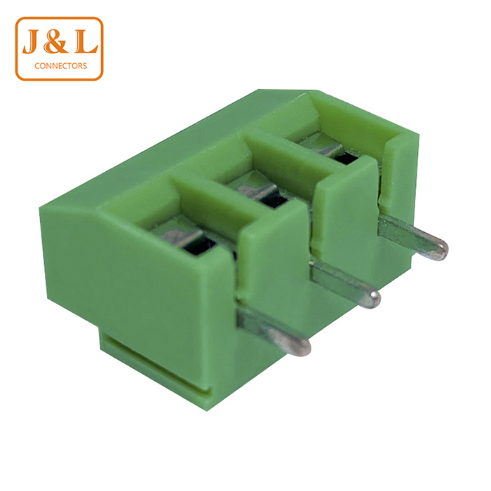 2.5mm間距 1*3P 2.5-XX-500/508-03綠色 螺釘式接線端子